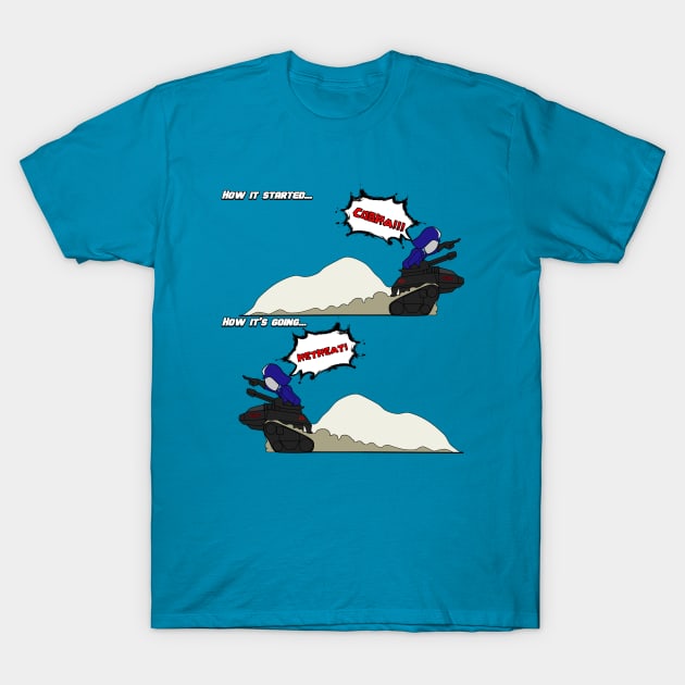 Coco started vs going T-Shirt by Rumble's Blue and Friends Too 